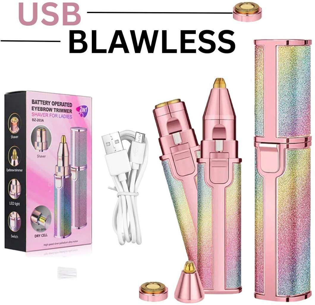BLAWLESS 2 in 1 EYEBROW AND FACIAL TRIMMER ALL IN ONE FOR WOMEN.