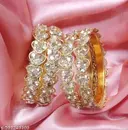 Metal Goldn Kangan Set And Bangle Set Girls And Women