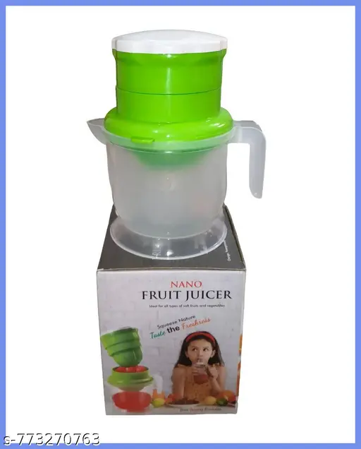 Nano Manual Fruit Juicer with Handle | Hand Press Juice Maker for Fruits & Vegetables