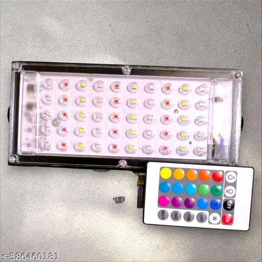 50wt RGB NIGHT LIGHT ULTRA THIN IP65 METALLED WATERPROOF MULTICOLOR DISCO FESTIVAL DECORATION LED BRICK INDOOR/OUTDOOR NIGHT LIGHT WITH 24 KEY REMOTE