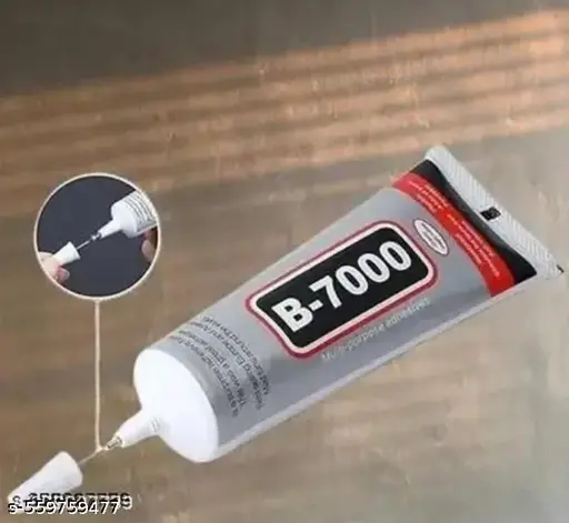 B-7000 (50ml) Glue For Multi-Purpose Transparent Adhesive for Jewellery, Epoxy Resin, Shoes, Toys, Bag, Flowers, Touch Screen Cell Phone Repair Adhesive (50 ml)(PACK OF 1)
