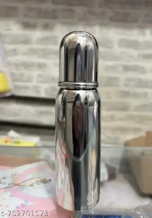 Baby Stainless Steel 250ML Infant Baby Feeding Bottle, BPA Free, Anti-Colic, Plastic-Free, Medium-Flow Nipple (250ML ,Pack of 1)