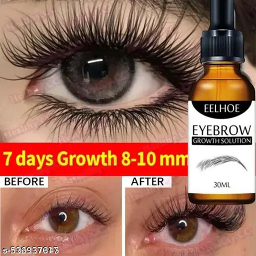 EELHOE 30ml Natural Castor Oil Hair Eyebrow Eyelash Growth Essence Natural Plant Essence 7 Days Fast Growth