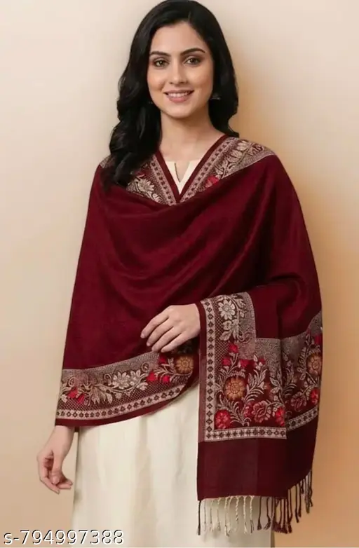 EXOTIC CHOICE Women Premium Viscose Stole size (28*80)
