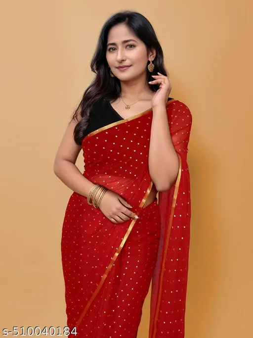 Latest Chiffon sari