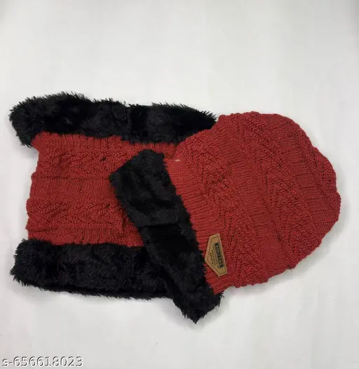 Woolen winter caps new design 2026-27 for mens and boys free size