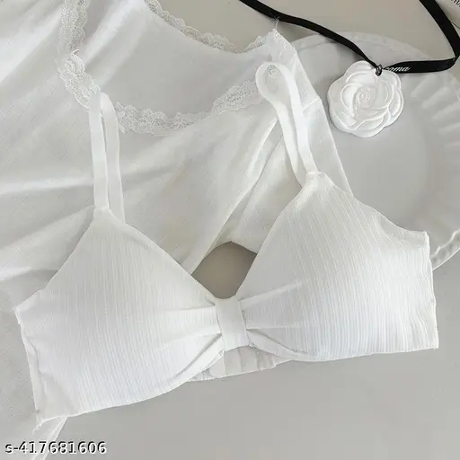 Krittivasase Women Fancy Stylish Bra Women Sports Tops Laces Brathable Sports Push Up Bra Female Gym Fitness Yoga Bra Girls Underwear Seamless Running Tops