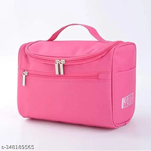 Heki Lifestyle  Multi functional Cosmetic Bag for Travel Makeup Organiser cosmetic bags cosmetic pouch cosmetic box cosmetic storage box cosmetic ka saman makeup bag & cases makeup kit