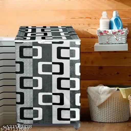 Washing Machine Cover | Top Load Fully-Automatic Washer Covers | Ideal For 6 kg, 6.5 kg, 7 kg & 7.5 kg | Size (58 cm x 58 cm x 88 cm)