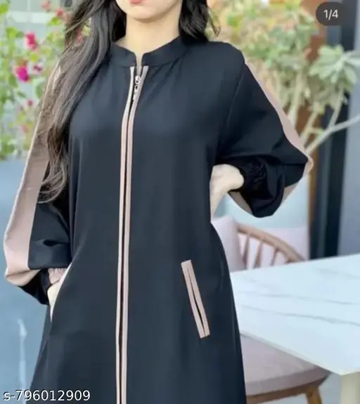 Side pockit (without dupatta) Abaya Turkish style