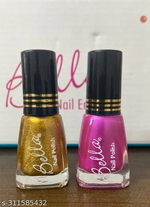 Long lasting Golden-Rani Color nail Polish Combo of 2