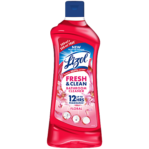 Lizol Fresh & Clean Floral Bathroom Cleaner