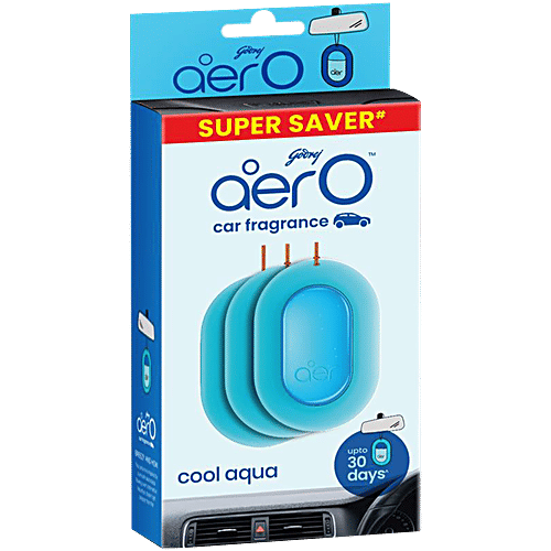 Godrej Aer O - Hanging Car Freshener (Cool Aqua)