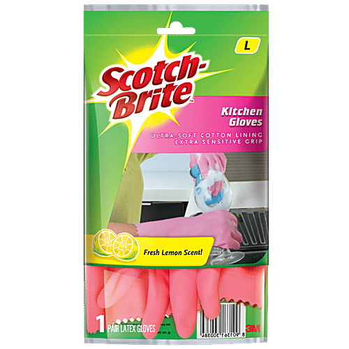 Scotch Brite Kitchen Gloves (Large) 1  pair