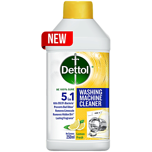 Dettol Lemon Fresh Washing Machine Cleaner, 250 ml