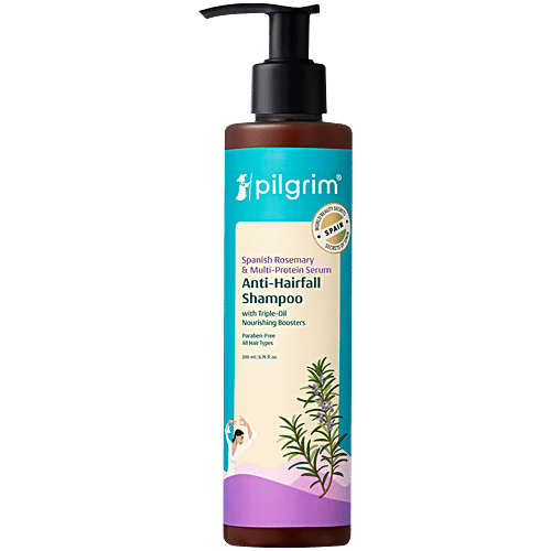 Pilgrim Spanish Rosemary Anti-Hairfall Shampoo With Biotin, 200 ml