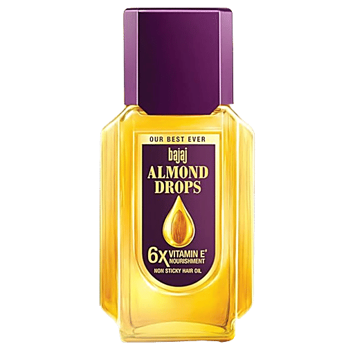 Bajaj Almond Drops Non-Sticky Hair Oil, 95 ml