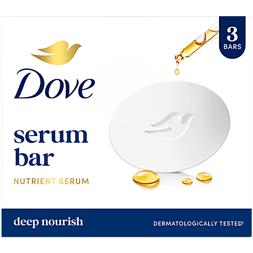 Dove Cream Bar Bathing Soap, 125 g (Pack of 3)