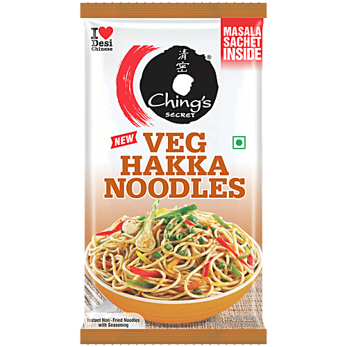 Ching's Secret Veg Hakka Noodles With Masala, 140 g