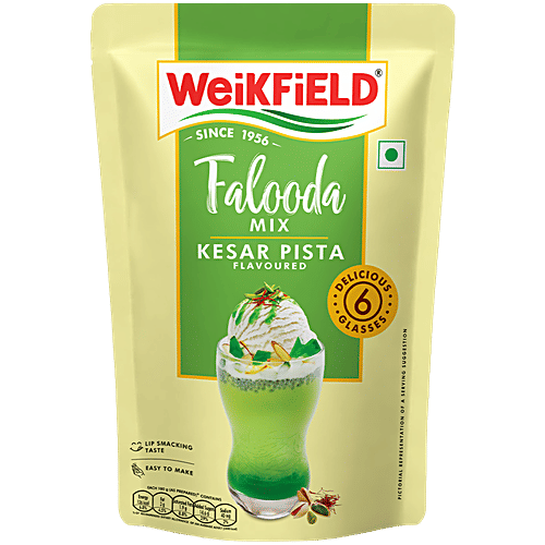 Weikfield Kesar Pista Flavoured Falooda Mix, 200 g