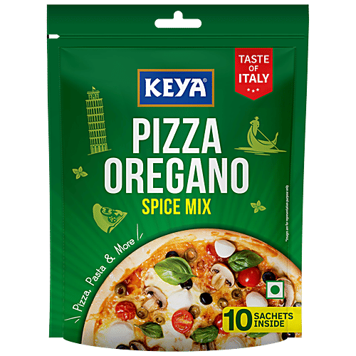 Keya Pizza Oregano Spice Mix, 40 g (10 Sachets x 4 g each)