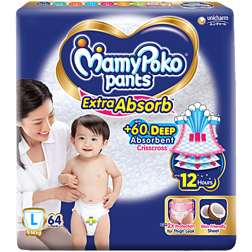Mamypoko Pants Extra Absorb - L, 62 pcs