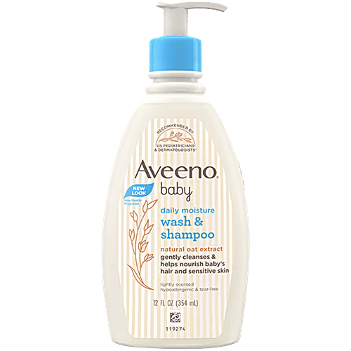 Aveeno Baby Wash & Shampoo, 354 ml