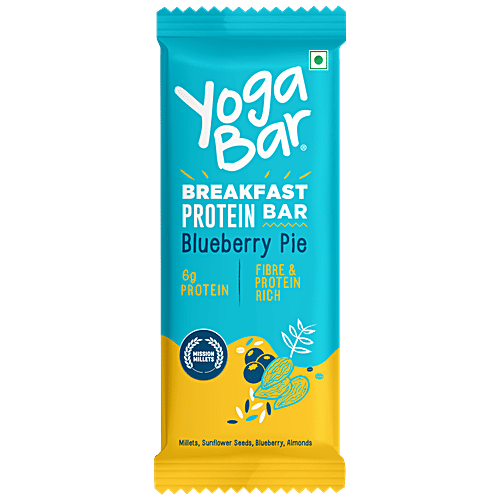 Yoga Bar Blueberry Pie Breakfast 6 g Protein Bar, 45 g