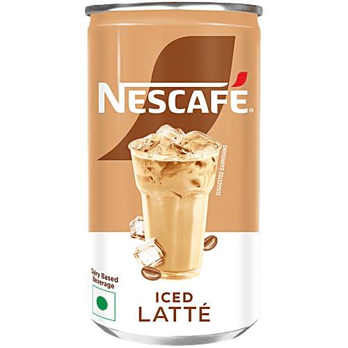 Nescafe Iced Latte Cold Coffee, 170 ml Can