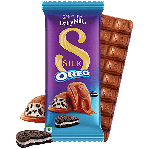 Cadbury Dairy Milk Silk Oreo Chocolate Bar, 58.5 g