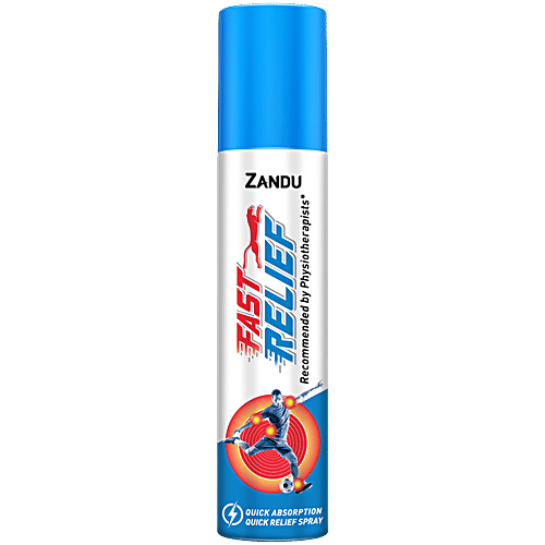 Zandu Fast Relief Spray - Quick Absorption, 50 ml